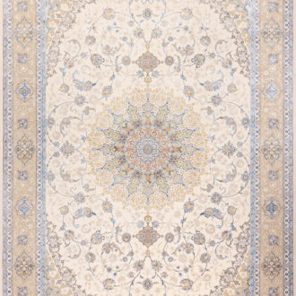 Ковёр из шёлка Иран MASTERPIECE QUM (Katrin)  - 200x300x5 (MAQU_M_022-23-1520-CREAM Katrin)