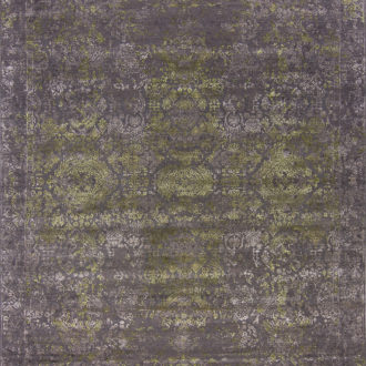 Ковёр ручной работы (Индия), шерсть FRESCO (RUPESH KUMAR & SONS)  - 251x295x7 (FRES_R_1201BS-GRY-GRN)