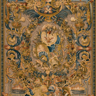 Ковёр из хлопка Бельгия FLANDERS ГОБЕЛЕН (MOURO INTERTRADE)  - 144x220x (FLГ_M_Feu medium lined)