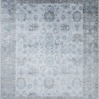 Ковёр ручной работы (Индия), арт-шёлк 98JN (DIAMOND CARPETS)  - 197x300x5 (98JN_R_98JN-IVR-GREY)