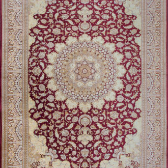 Ковёр ручной работы (Иран), шёлк QUM MM IR (MOURO INTERTRADE)  - 200x300x3 (QUM_IR_14-101-IR)