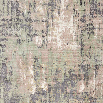 Ковёр ручной работы (Индия), арт-шёлк SOMERSET (BHADOHI CARPETS)  - 200x290x6 (SMR_R_FL74-SILVER-TURQUOISE)