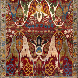 Ковёр ручной работы - ZIEGLER VINTAGE (ASHOKA) - 294x407 (ZIEV_R_AC228-RED-BLU(294x407))