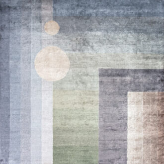 Ковёр - BAUHAUS от TULSI - 248 x 302 - BAUH_R_DESIGN №01-2-GREY-BEIGE