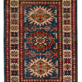 Ковёр - KAZAK CLASSIC от MOURO INTERTRADE - 61 x 88 - BLU-IVR(61X88)_KAZ/R/S/785-2-6-302IP218