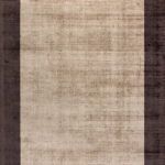 Ковёр - BLADE BORDER RUG от TULSI - 200 x 200 - BLAB_RN_BGE-BRN