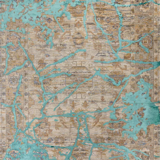 Ковёр - JAZZY Collection от BEHESHTI TABRIZ CARPETS - 300 x 395 - JAZYC_M_8481-GRN