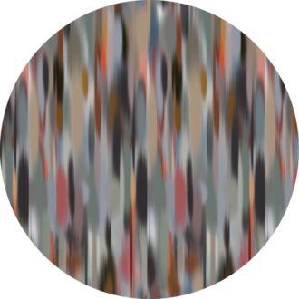 Ковёр - Akira round Vermilion - MOOOI - 350 x 350
