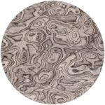 Ковёр - Beetle Grain Round Oyster - MOOOI - 250 x 250