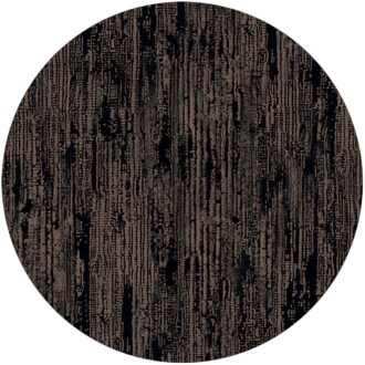 Ковёр - Beetle Wood Round Walnut - MOOOI - 350 x 350