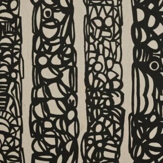 Ткань - Pierre Frey - Totem - F3374001 - Noir