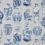 Ткань - Pierre Frey - Qinghua - F3806001 - Blue Porcelain