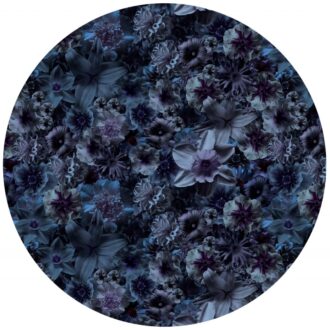 Ковёр - Flowergarden Night Round - MOOOI - 350 x 350