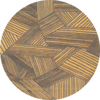 Ковёр - Toulemonde Bochart - Intreccio Safran Round - 230 x 230