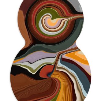 Ковёр - Liquid Layers Carpet organic tulip - MOOOI - 185 x 300