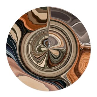 Ковёр - Liquid Layers Carpet round pebble - MOOOI - 250 x 250