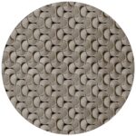 Ковёр - Lotus Tile Round Almond - MOOOI - 350 x 350