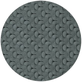 Ковёр - Lotus Tile Round Soft grey - MOOOI - 250 x 250
