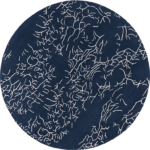 Ковёр - Toulemonde Bochart - Nature Bleu Round - 230 x 230