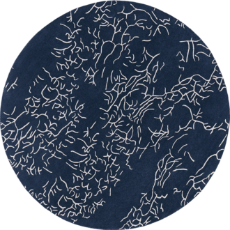 Ковёр - Toulemonde Bochart - Nature Bleu Round - 230 x 230
