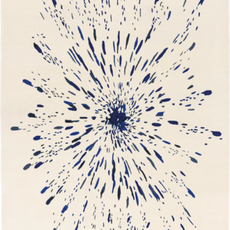 Ковёр - Toulemonde Bochart - Paint Blanc Bleu - 170 x 240