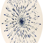 Ковёр - Toulemonde Bochart - Paint Oval Bleu - 200 x 300