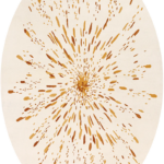 Ковёр - Toulemonde Bochart - Paint Oval Ocre - 200 x 300
