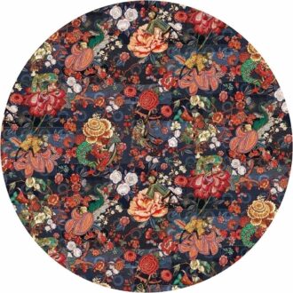 Ковёр - Rendezvous Tokyo Blue Indigo Round - MOOOI - 350 x 350