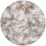 Ковёр - Silk Bombis round Bronze - MOOOI - 350 x 350