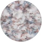 Ковёр - Silk Bombis round Plum - MOOOI - 350 x 350