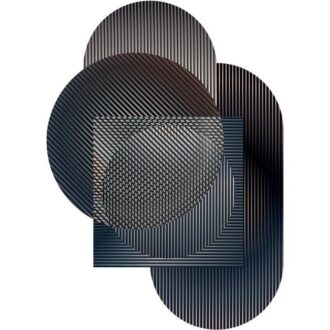 Ковёр - Trichroic Hoxton - Shapes night - MOOOI - 289 x 400