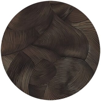 Ковёр - Vibrato Bee Round Chocolate - MOOOI - 350 x 350