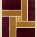 Ковёр - Toulemonde Bochart - Vintage Bordeaux - 230 x 230