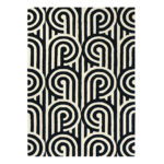 Ковёр Turnabouts Black 039205 - Florence Broadhurst - 250 x 350