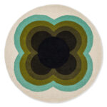 Ковёр Sunflower Olive 060007 - Orla Kiely - 200 x 200