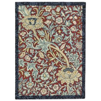 Ковёр Trent Madder red-web's blue 127510 - Morris & Co - 140 x 200