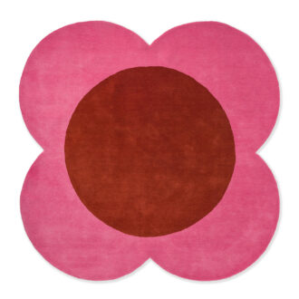 Ковёр Flower Spot Pink/red 158400 - Orla Kiely - 150 x 150