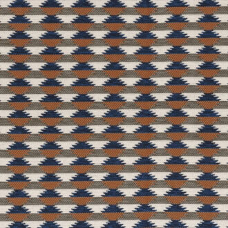 Ткань Moki - Bleu orange brule - Casamance - 47370328