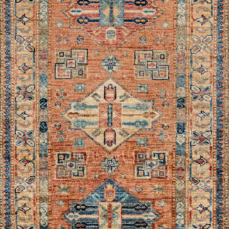 Ковёр - KAZAK ROYAL - SHEENA CARPETS - 79 x 126 см (KAZR_R_BROWN-RED(79x126))