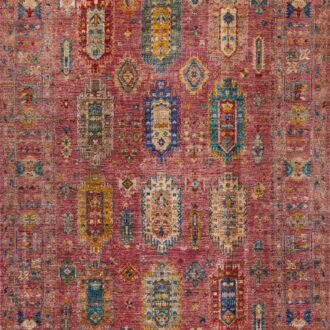 Ковёр - WAZIR - SHEENA CARPETS - 195 x 279 см (WZR_R_RED-RED(195x279))