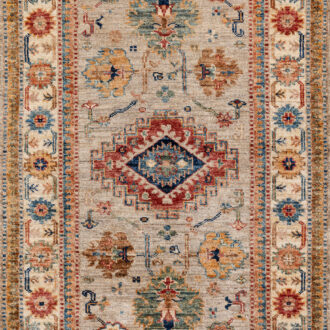 Ковёр - KAZAK ROYAL - SHEENA CARPETS - 81 x 126 см (KAZR_R_GRAY-IVORY(81x126))