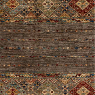 Ковёр - SHAWL KANDI - SHEENA CARPETS - 77 x 117 см (SHA K_R_BROWN-BROWN(77x117))