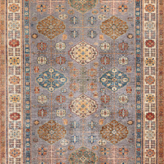 Ковёр - KAZAK ROYAL - SHEENA CARPETS - 204 x 300 см (KAZR_R_GRAY-IVORY(204x300))