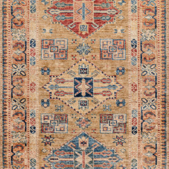 Ковёр - KAZAK ROYAL - SHEENA CARPETS - 83 x 129 см (KAZR_R_BROWN-GOLD(83x129))