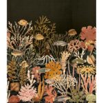 Обои - Casamance - Moorea Noir de lune / multicouleurs - 71300350