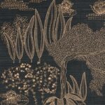Обои - Casamance - Hasu Noir cuivré - 71360107