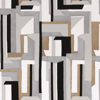 Обои - Casamance - Jazz Noir/Blanc - 74481250