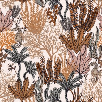 Обои - Casamance - Posidonie Terracotta - 74700202