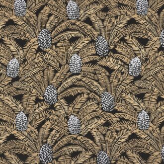 Обои - Casamance - Palmeta Noir/Doré - 74741840