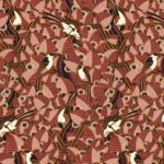 Обои - Casamance - Majoliques Blush/Terre de Sienne/Métallisé - 74782672